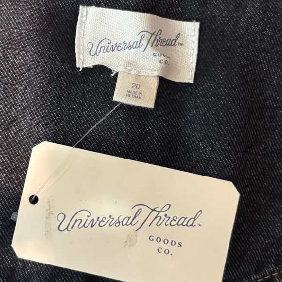 Universal Thread Black Denim Vest - Picture 6 of 6
